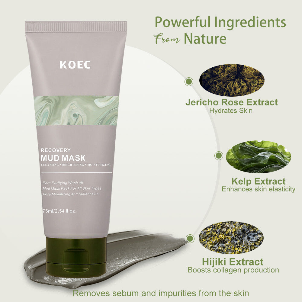 Volcanic Mud Clay Mask - Pore Cleansing & Hydrating Face Mask for Clear Skin